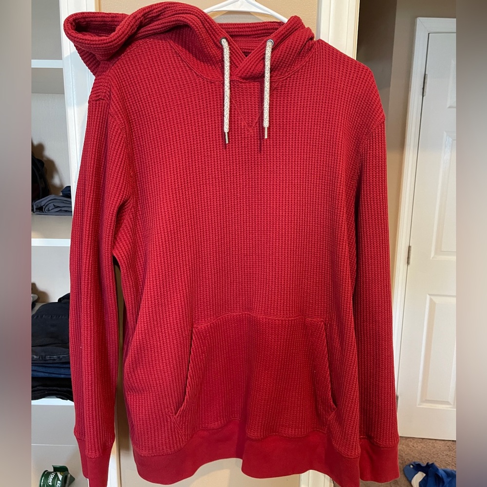 American Eagle Red Hooded Sweatshirt Men’s
